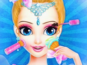 Frozen Princess Makeover Game