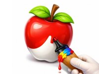 Apple Coloring Fun for Kids