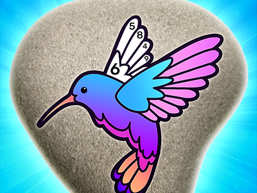 Rock Art 3D Coloring Game