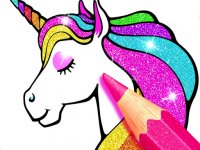 Unicorn Coloring Book Sparkle