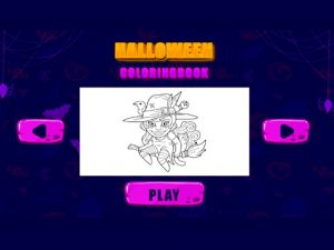 Halloween Coloring Book Game