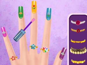 Sisters Nail Art Design